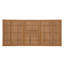Ensemble de salle à manger de patio en bois d'acacia pour 6 personnes avec table rectangulaire extensible, coussins inclus