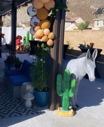 Small Cactus Life Size Statue