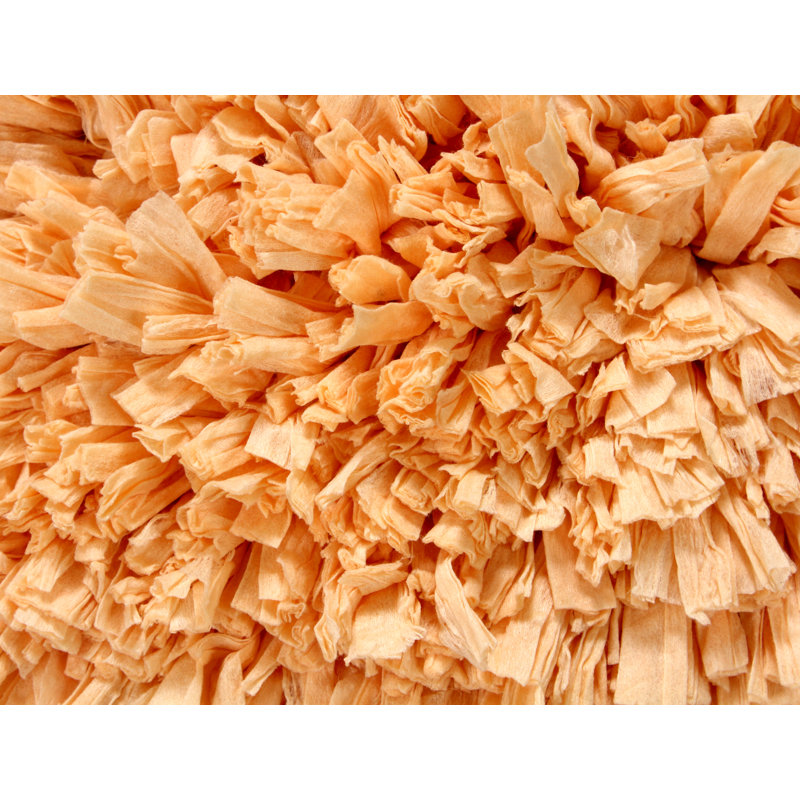 Cotton Reversible Throw Pillow, Orange, 18" x 18"