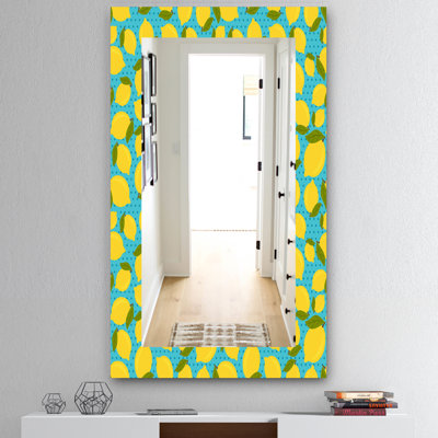 Miroir de salle de bain/meuble-lavabo citrons