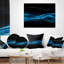 Motif de bleu abstrait - oreiller imprimé abstrait-29583802-29583806