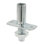 Bi-Fold Door Bottom Pivot, 1/4 in. Pin x 3/8 in. Base, Steel (2 Pack)