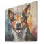 Chien Basenji Bliss I - art mural en bois sur bois de pin naturel-1873074839