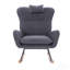 Chaise berçante rembourrée pour chambre à coucher Teddy Teddy