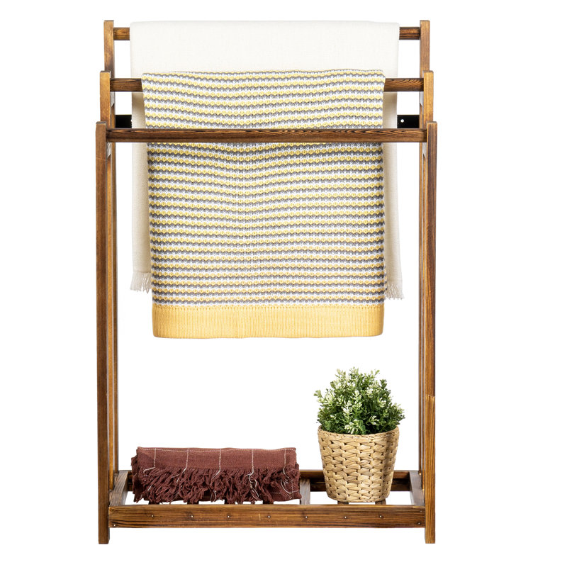 Solid Wood Quilt Rack