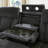 Julio 89" Power Reclining Sofa with Drop-Down Table, Adjustable Headrest & USB Charging-250010846