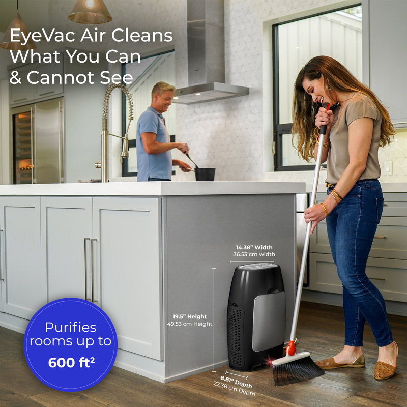 EyeVac Console Air Purifier for 600 Cubic Feet