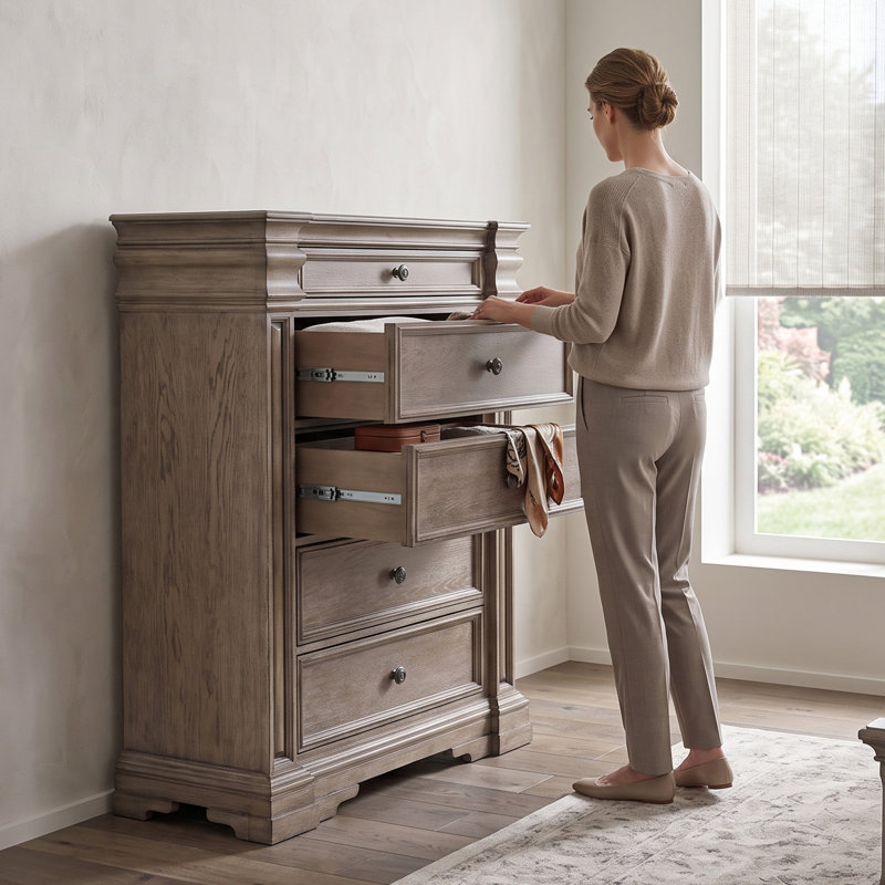 Badiu 42'' W 5 - Drawer Dresser