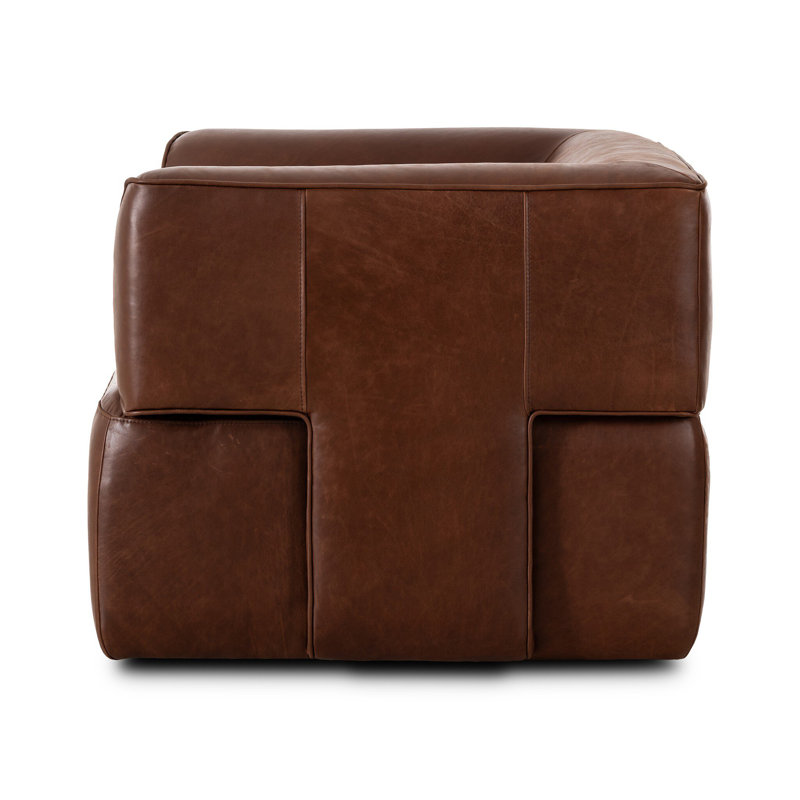 Pacey Swivel Chair-Dulane Mahogany, Dulane Mahogany