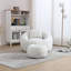 Fauteuil à billes rond avec repose-pieds-1828414013
