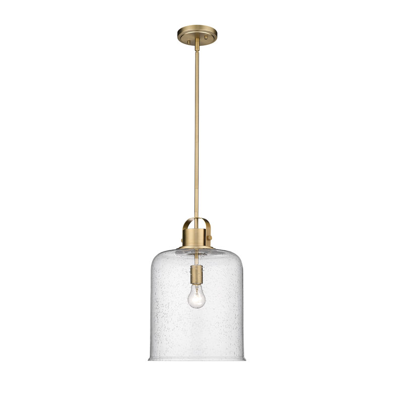 Luminaire suspendu 1 lumière Tyringham, H 99,25 po x l 12 po x P 12 po, Or héritage