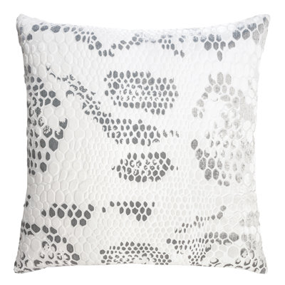 Snakeskin Square Velvet Pillow Cover & Insert
