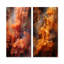 L'hindouisme Yajnas Smoky Sienna - ensemble d'art mural sur toile de l'hindouisme-103901553-103901556