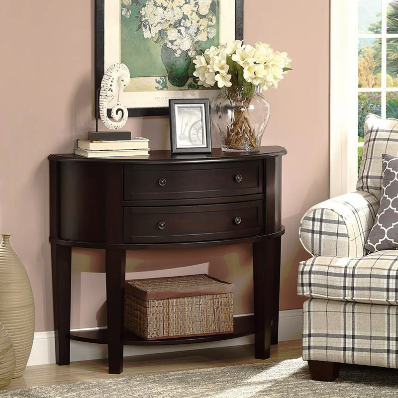 Demilune Shape Console Table