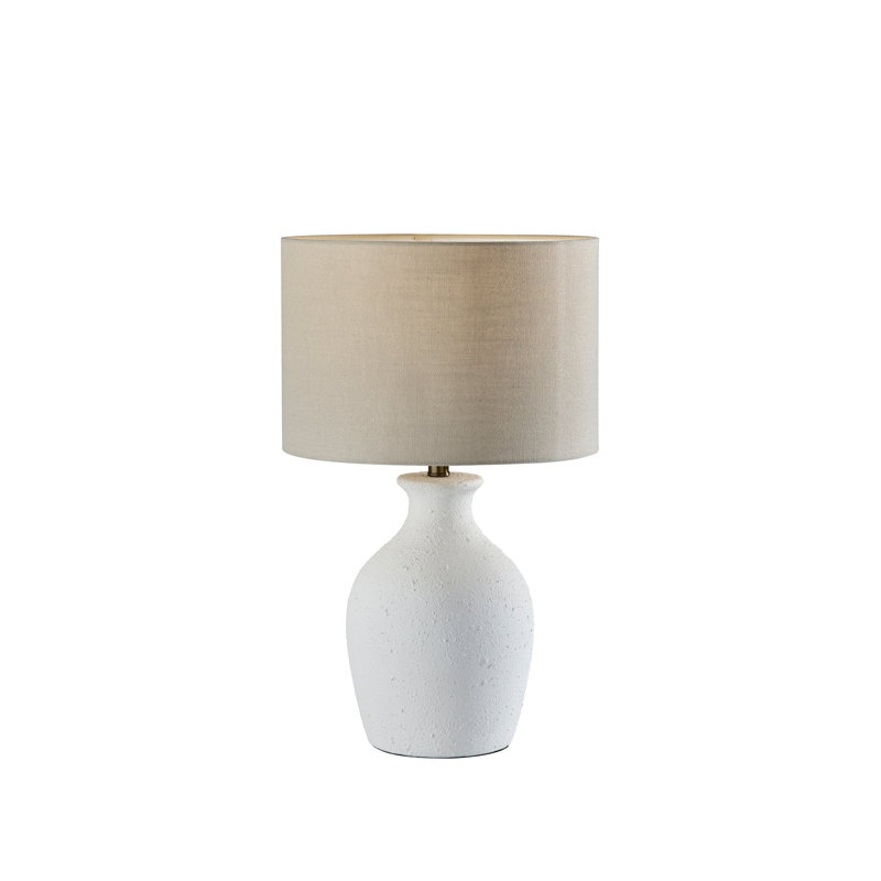 Lampe Cintia Erminia, Blanc, Beige clair