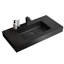 Lavabo d'ingénierie noir mat mat