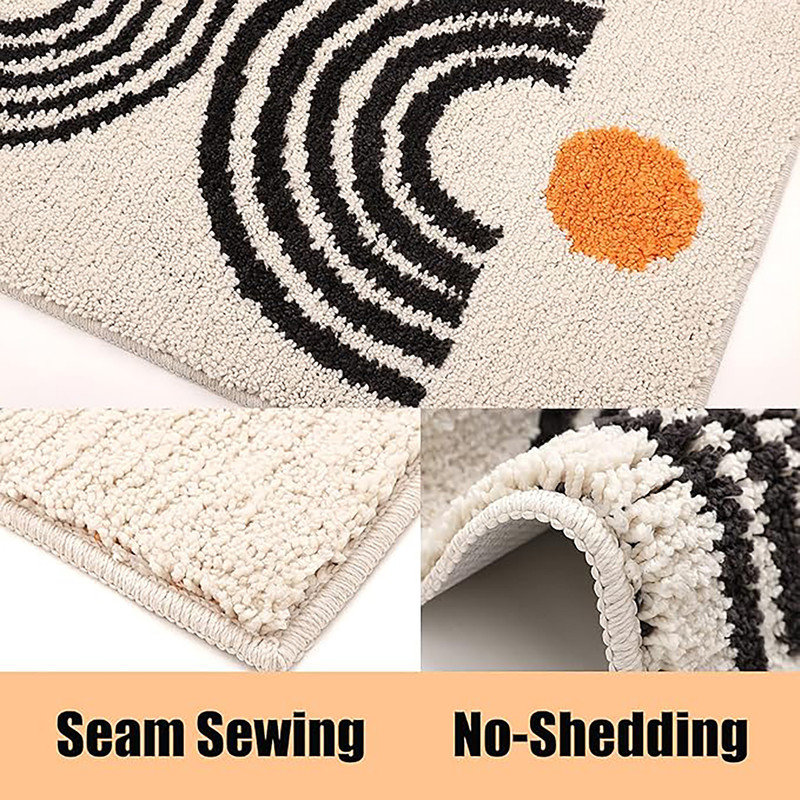 Tapis en microfibre Arc Modern
