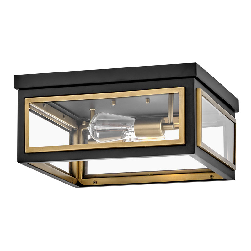 Shaw Glass Flush Mount