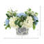 Mixed Hydrangeas and Buds in Decorative Vase