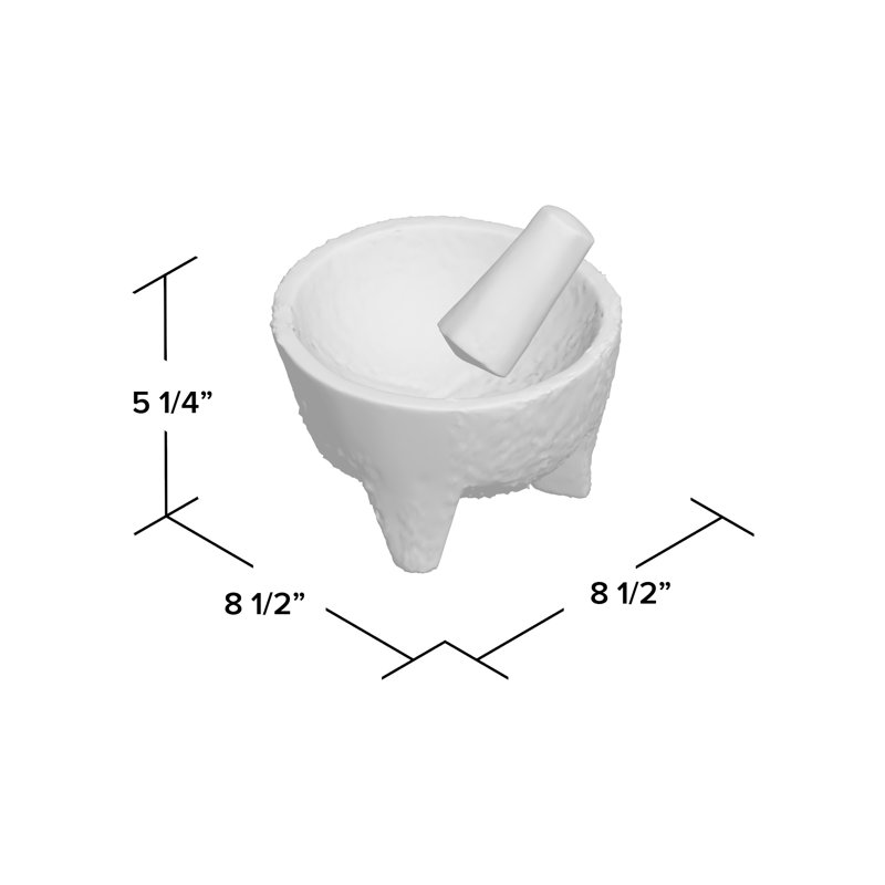 RSVP International Authentic Molcajete mexicain