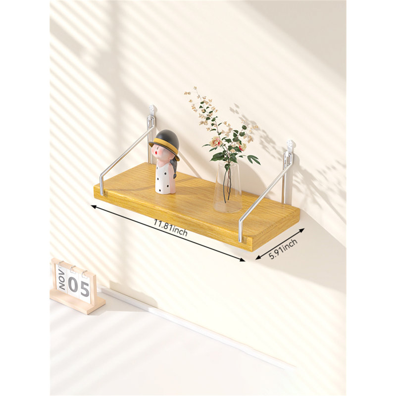 Tablette flottante Shantee, H 5,9 po x l 11,81 po x P 5,9 po