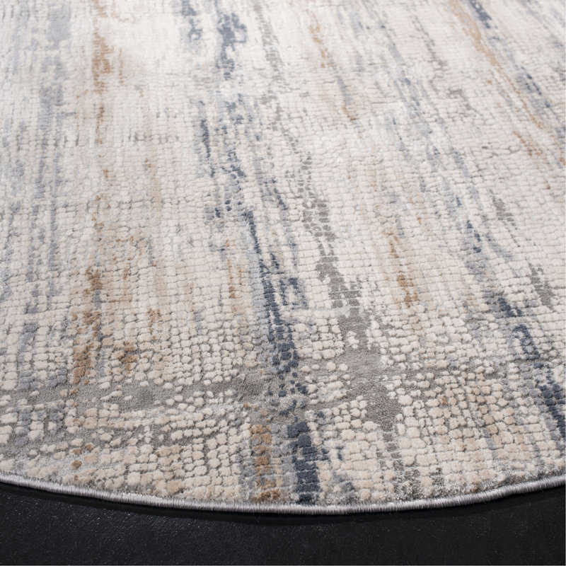 Keyra Performance Abstract Rug, Round 6'7"