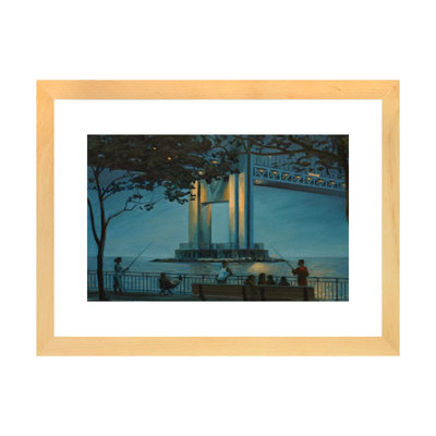 " Verrazano Bridge At Dusk " by Nick Savides