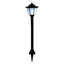 Zerangue Matte Black Solar Powered Integrated LED Pathway Light
