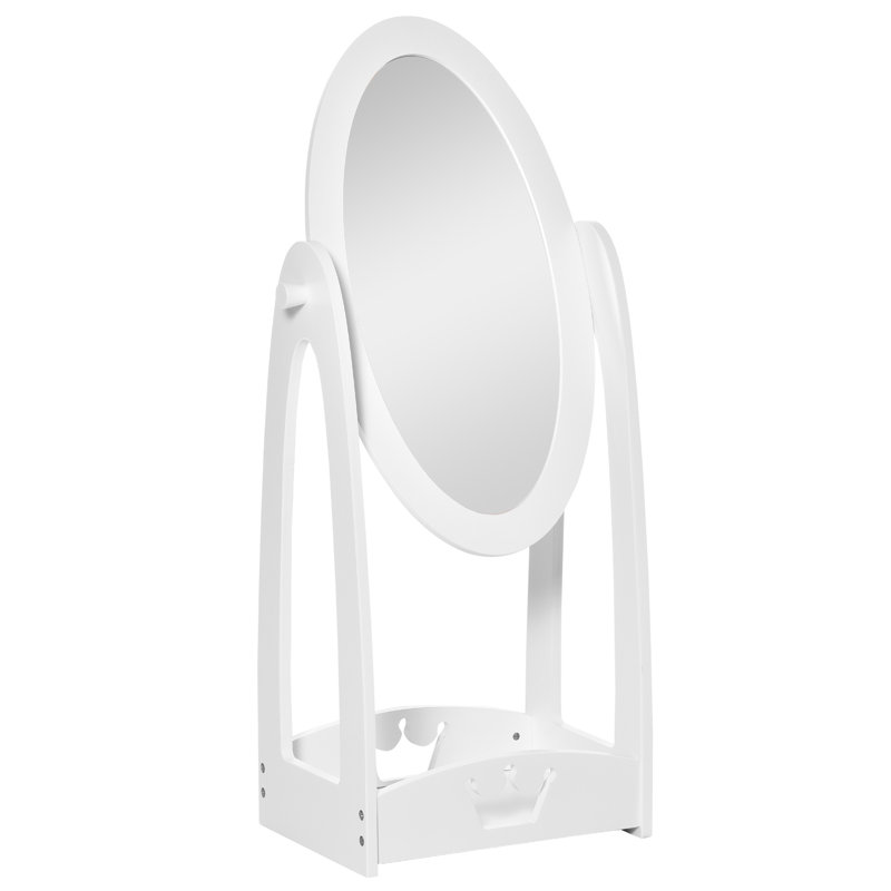 Alaudin Freestanding Mirror with Shelves