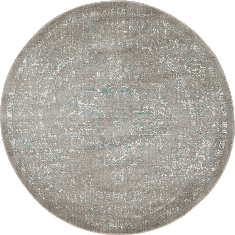Paden Oriental Indoor Rug, Round 6'1"