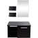 Beyo 28'' Single Bathroom Vanity with Manufactured Wood Top with Mirror