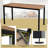 Metal Base Writing Desk
