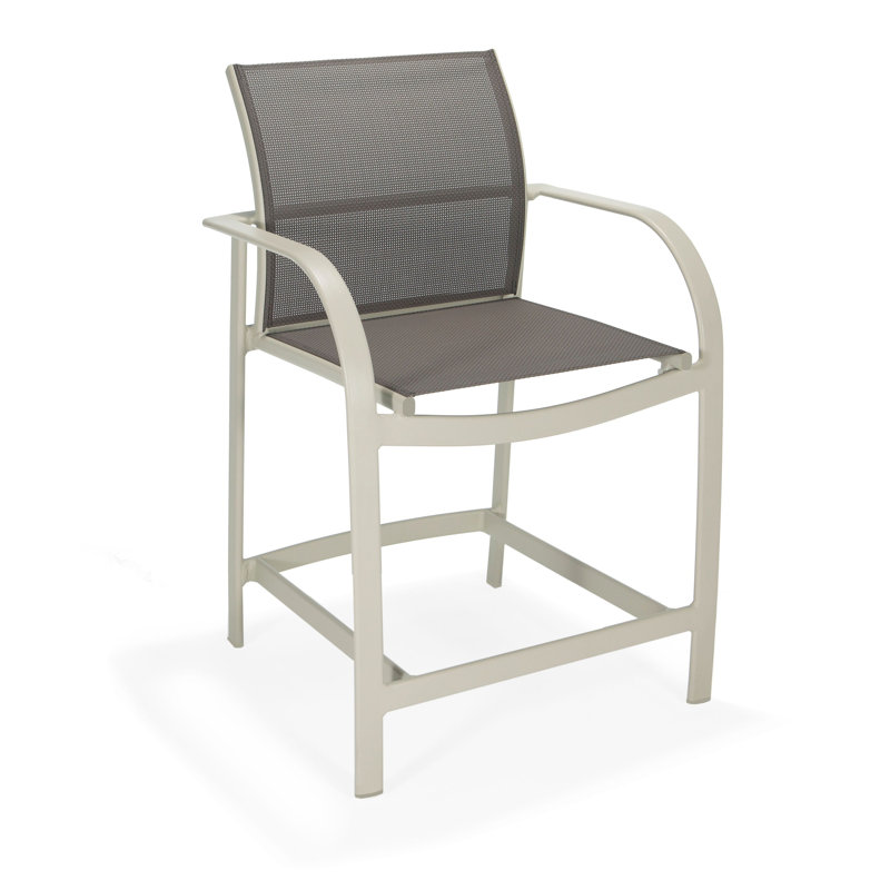 Coral Reef Sling Outdoor Bar Stool
