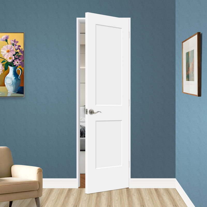 Dalle de porte intérieure en bois pré-percé 80 po, Gauche, 24 po x 80 po