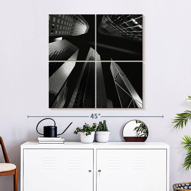 Lilie Towering Skyscrapers I, H 32 po x l 32 po