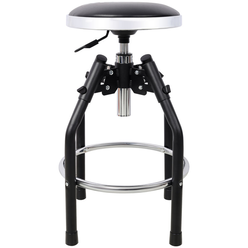 Tabouret d'atelier hydraulique robuste et réglable