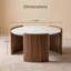 Table basse en pierre frittée Modern-133437949