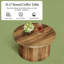 Table de centre de style Stylish Circle (sans la chaise)