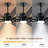 85" 8-blade Led Standard Ceiling Fan With Remote Control Farmhouse Ceiling Fan With Light Kit Included