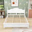 Base de lit plateforme en bois avec tête de lit-129222535