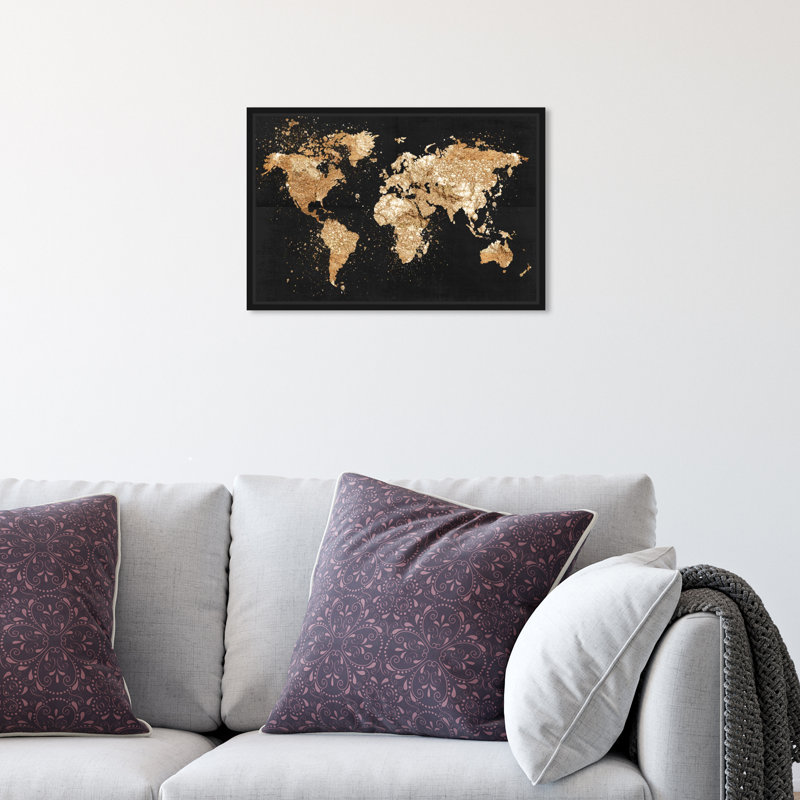 «Nautical and Coastal Tiny People, Cabin / Lodge Blue», impression sur toile tendue, H 30 po x l 20 po, Cadre noir
