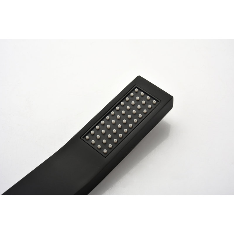 10 Inch Shower Head Bathroom Luxury Rain Mixer Shower Complete Combo Set Wall Mounted, Matte Black