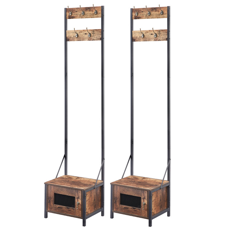 Repp Hall Tree 15.7'' Wide with Bench and Shoe Storage
