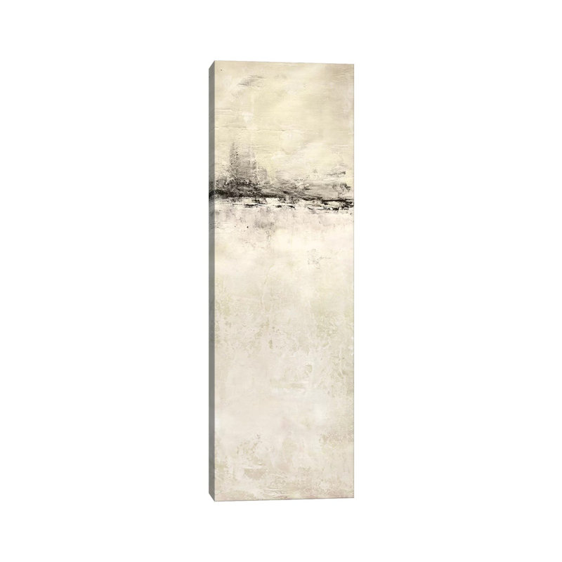 Reflection In Ebony Panel II by Marie Elaine Cusson - Wrapped Canvas Print, 30.48 cm H x 91.44 cm W x 1.91 cm D