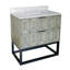 Ensemble de meuble-lavabo simple 36 po Carlet-952814742