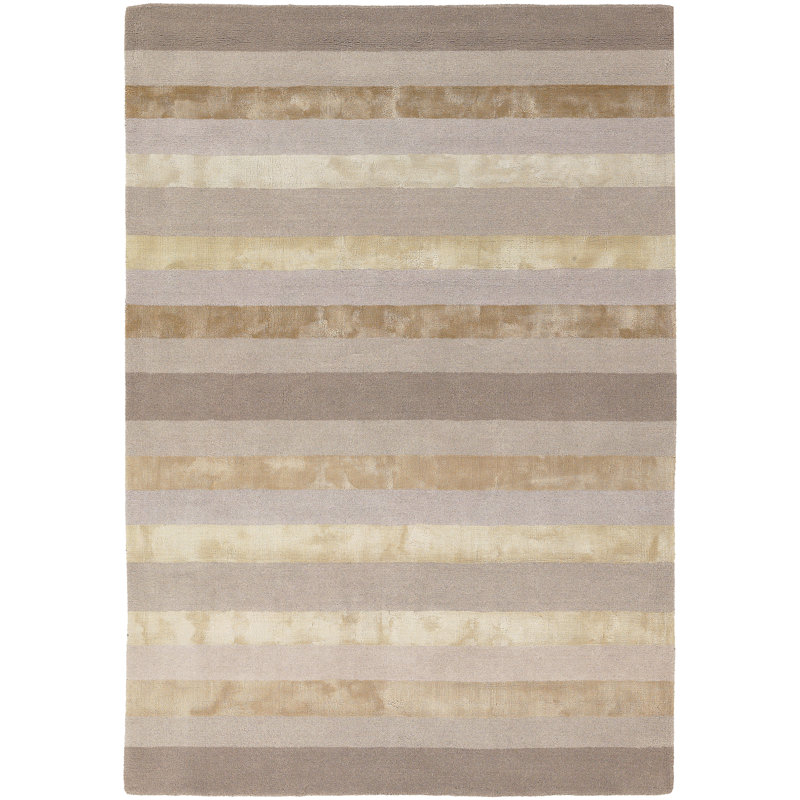 Tapis blanc / gris clair Canterbury, Rectangle 5 pi x 7 pi 6 po