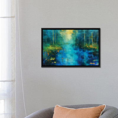 Symphony In Blue - Framed Wall Art Print