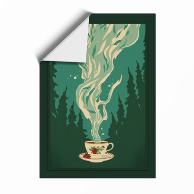 Steam and Stars Minimalist - Framed Print