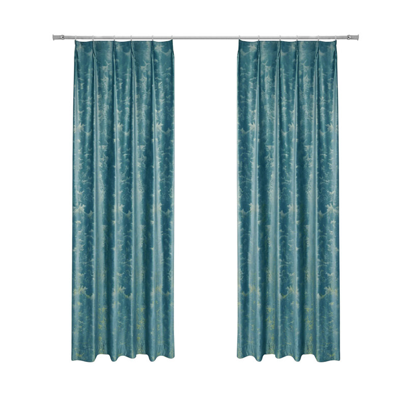 2pcs High-end American-style, Simple And Modern, Light Luxury, Nordic Curtain, Blackout, Full Shading For Bedrooms And Living Rooms, Finished Gilded Fabric