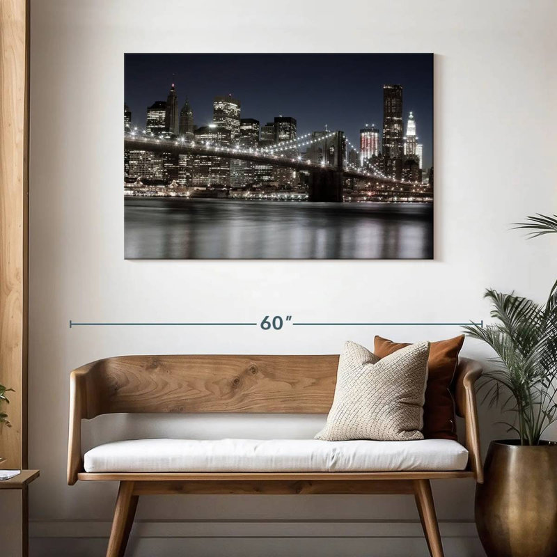 Lilie Manhattan Night Reflections, H 30 po x l 45 po